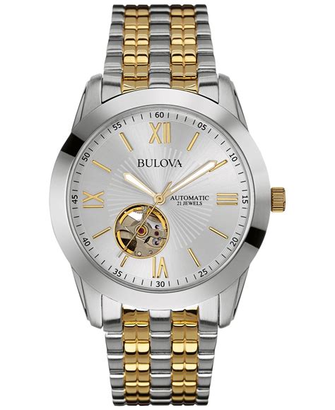 macy's men's watches bulova